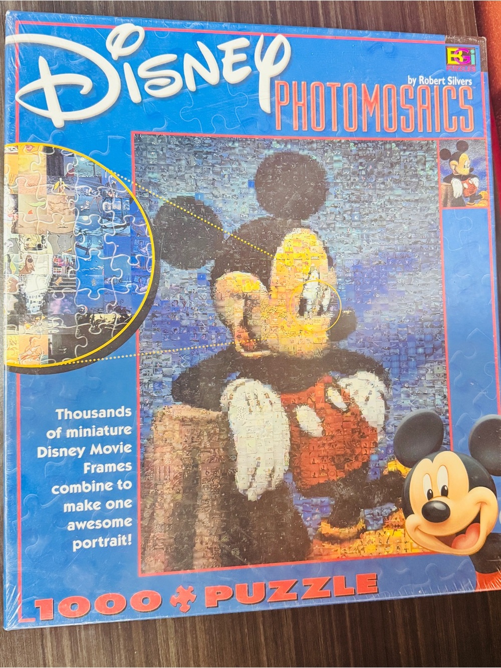 Disney Mickey Mouse Photomosaics 1000 piece jigsaw puzzle nwt